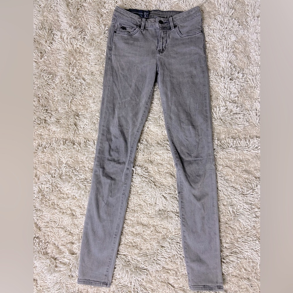 Armani Exchange Super Skinny Moto Punk Grunge Women’s Denim Jeans Size 25